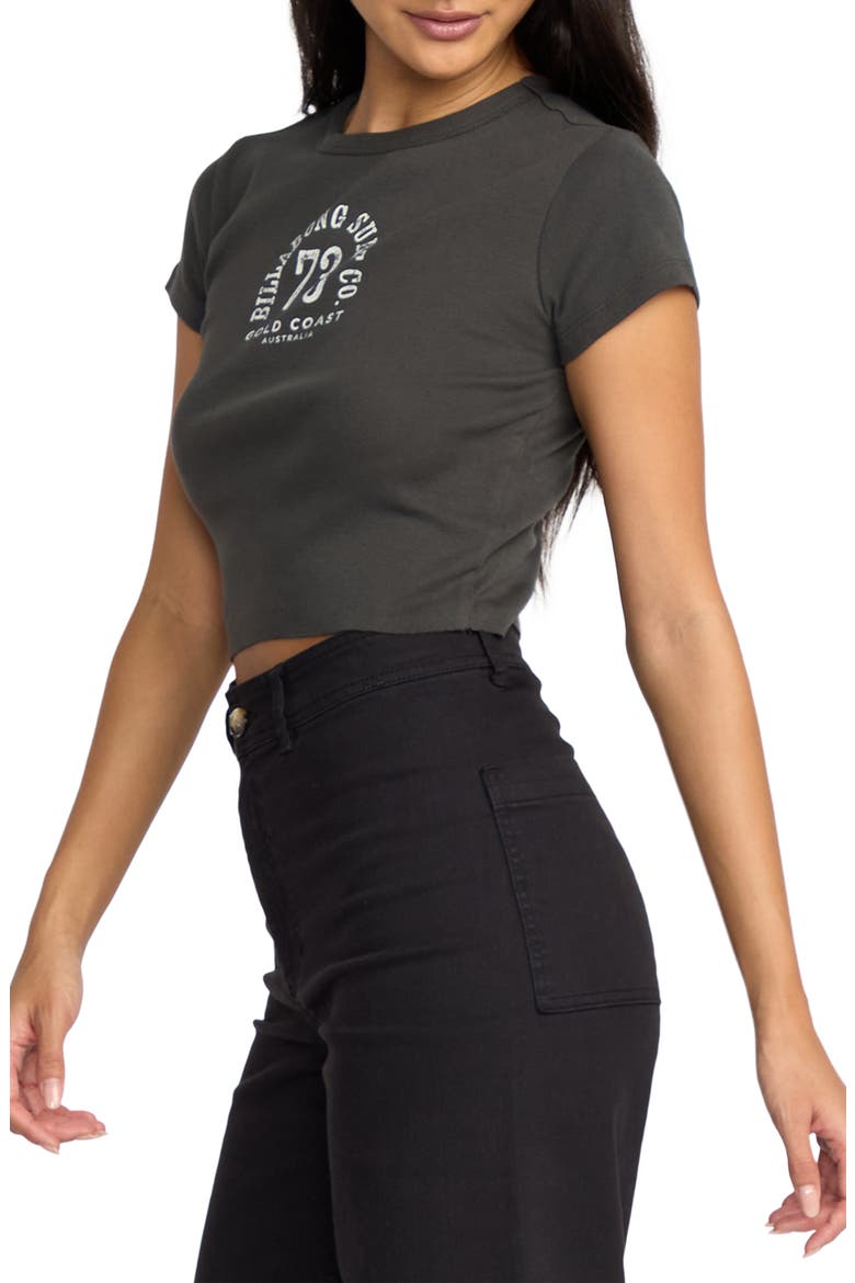 Walking Slow Cotton Graphic T-Shirt, Alternate, color, OFF WHITE / BROWN