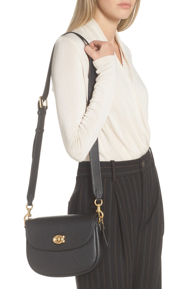 COACH Willow Pebble Leather Crossbody Bag, Alternate, color,