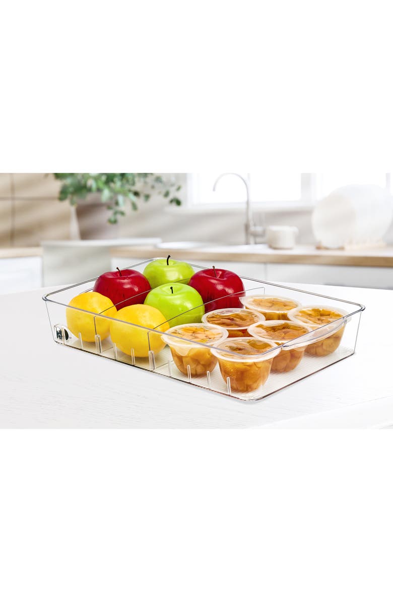 SORBUS Large Wheeled Fridge Organizer Bin, Alternate, color, 