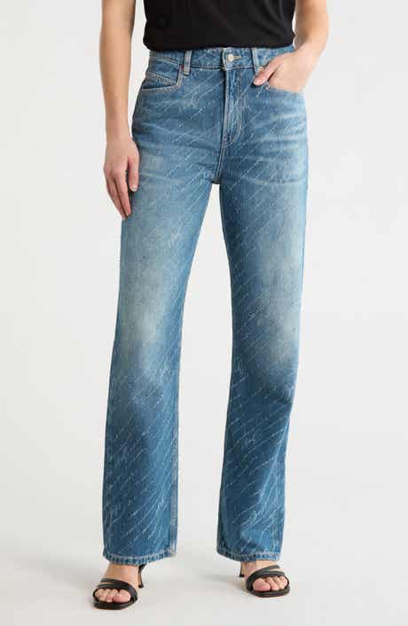 BOSS Orange Ada High Waist Straight Leg Jeans