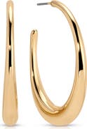 Ettika Smooth Oval Hoop Earrings