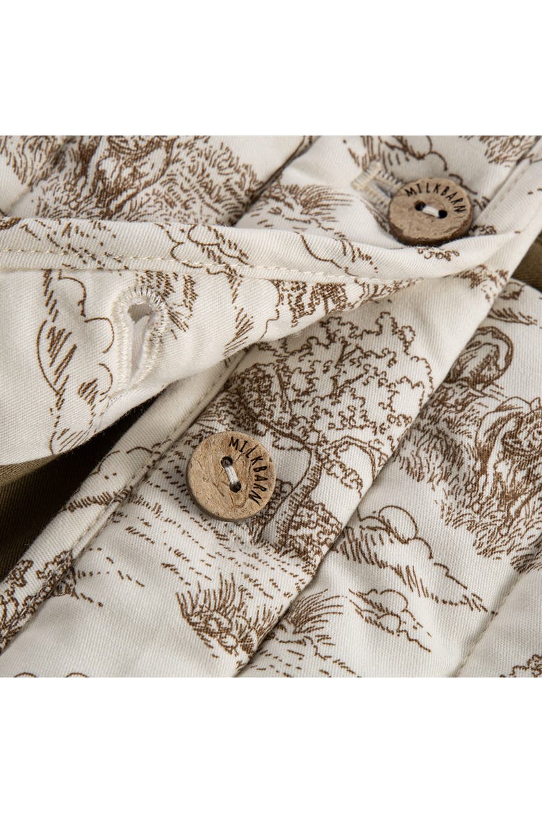 Quilted Vest, Alternate, color, Country Toile