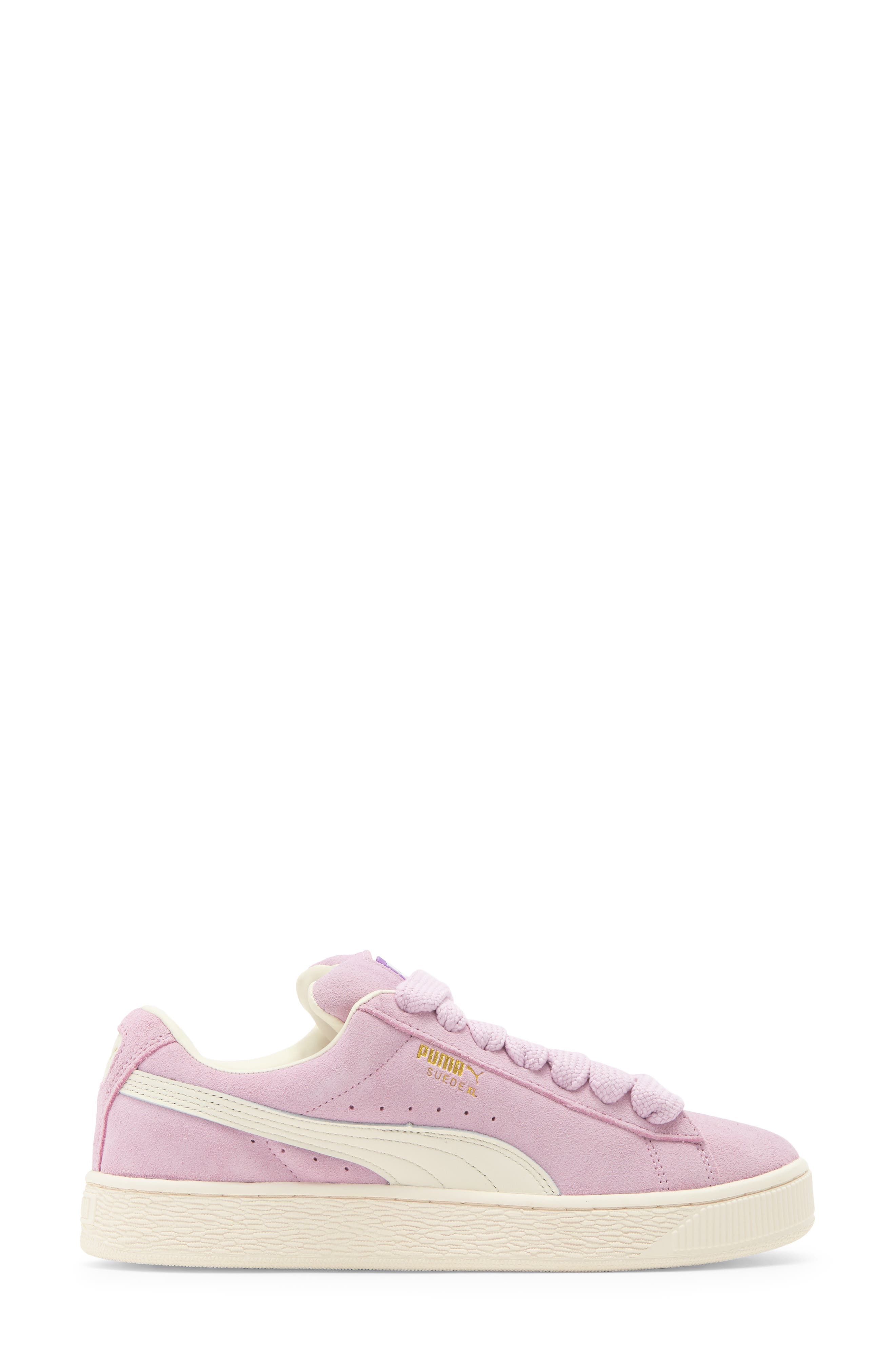 PUMA Suede XL Sneaker, Alternate, color, Grape Mist-Warm White
