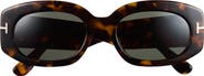 TOM FORD Cielle 54mm Oval Sunglasses
