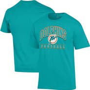 Champion Men's Champion Aqua Miami Dolphins Jersey T-Shirt