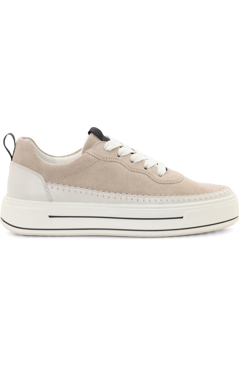 ara Corsica Platform Sneaker, Alternate, color, Cream/ Shell