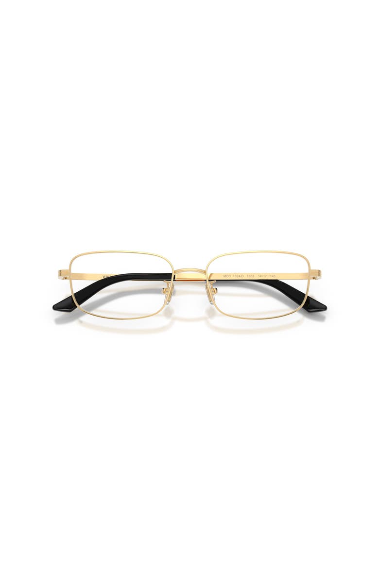 54mm Rectangle optical glasses, Alternate, color, Gold