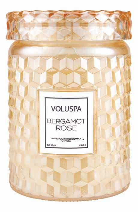 Voluspa Bergamot Rose Large Jar Candle