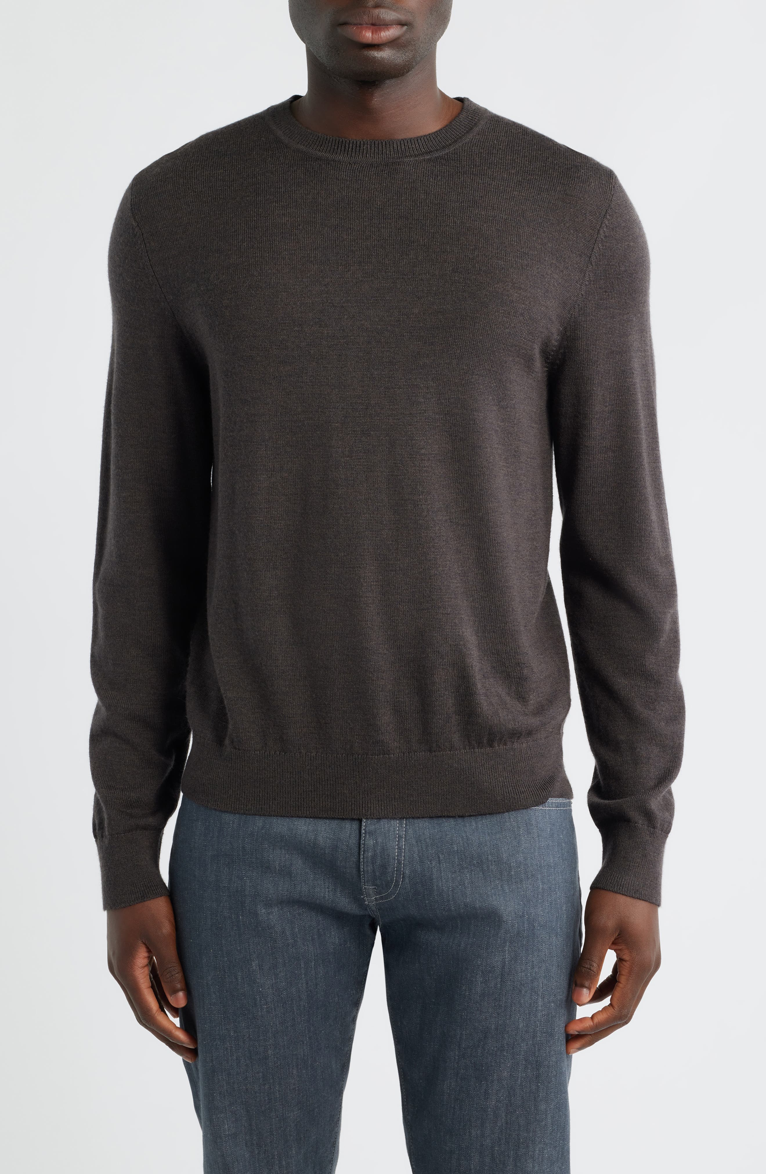 BROWN DARK HEATHER