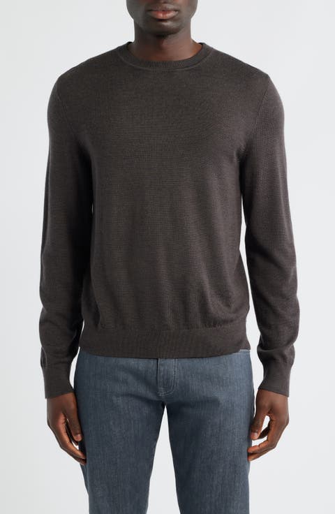 Italian Merino Wool Crewneck Sweater