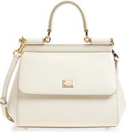 Dolce&Gabbana Medium Sicily Leather Top Handle Bag