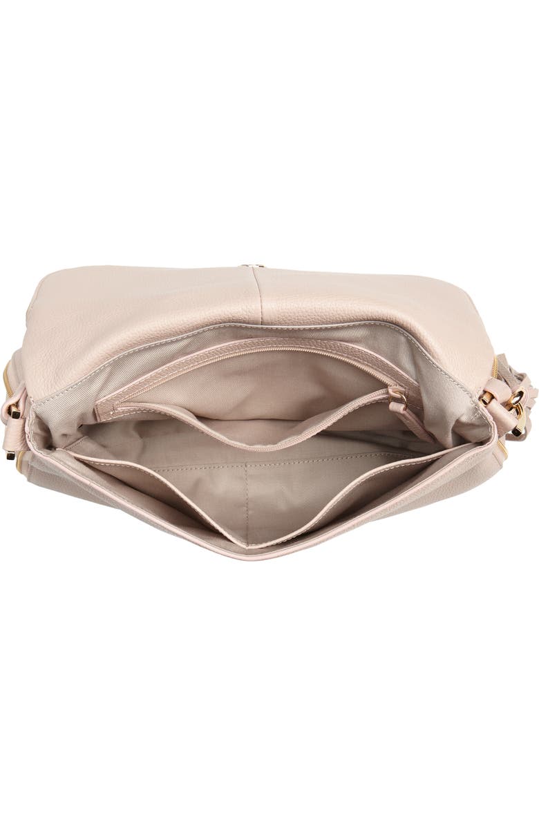 Nordstrom Kara Leather Expandable Crossbody Bag, Alternate, color,