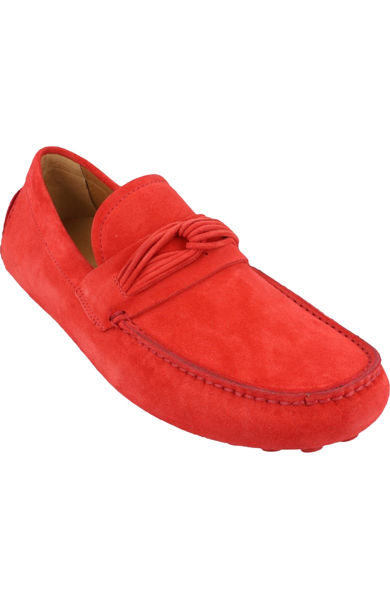 FERRAGAMO Forbes Driving Loafer, Main, color, Red