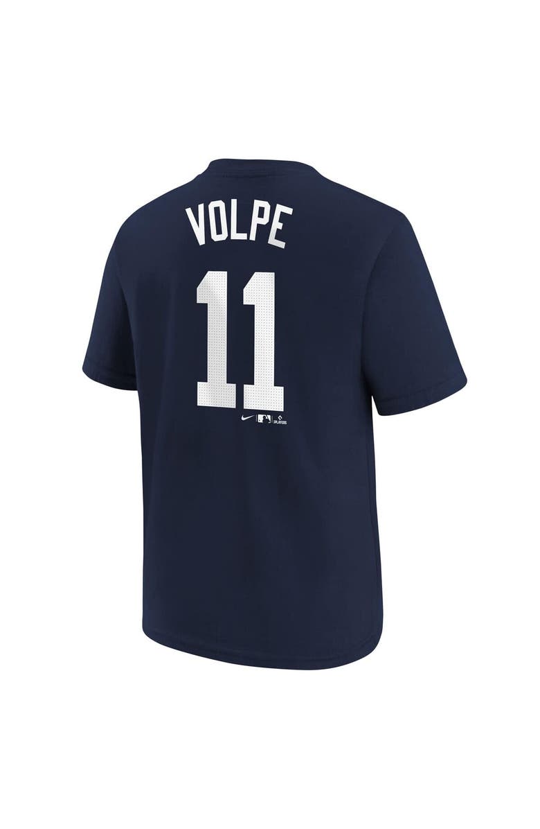 Nike Youth Nike Anthony Volpe Navy New York Yankees Player Name & Number T-Shirt, Alternate, color, Navy