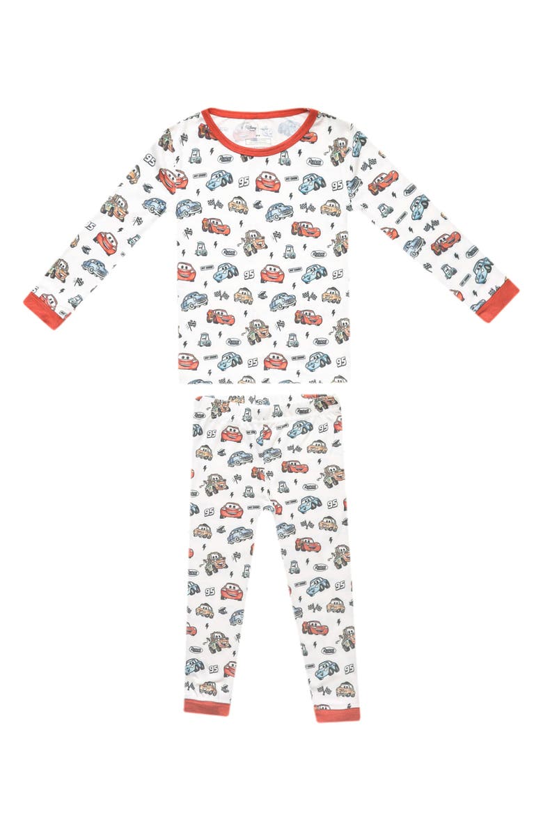 Copper Pearl Pixar Cars Fitted Two-Piece Pajamas, Main, color, Pixar Cars