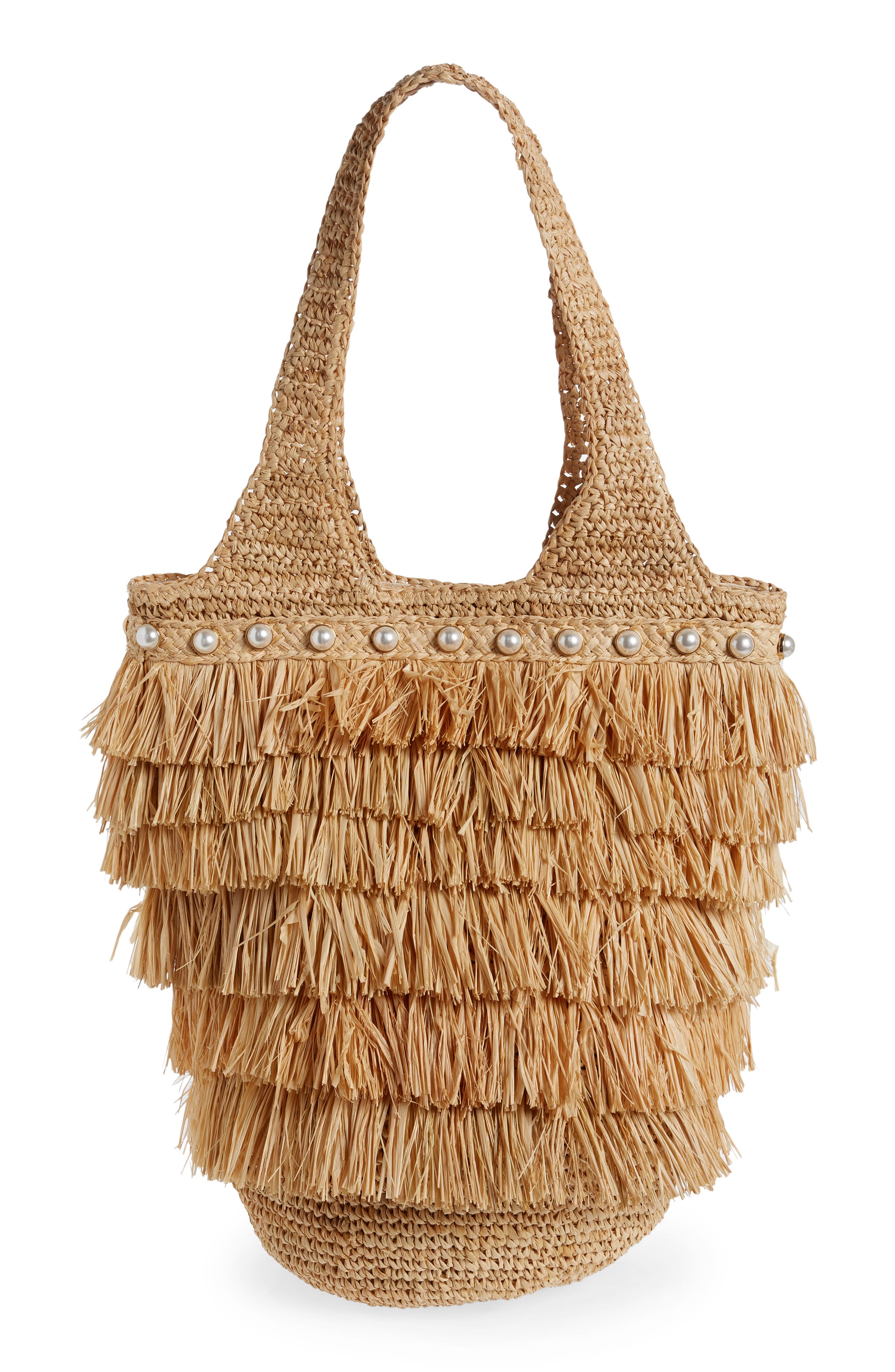 BTB Los Angeles Moxi Fringe Hobo Bag, Alternate, color, 