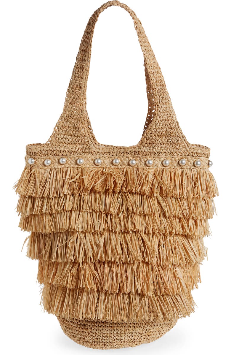 BTB Los Angeles Moxi Fringe Hobo Bag, Alternate, color,