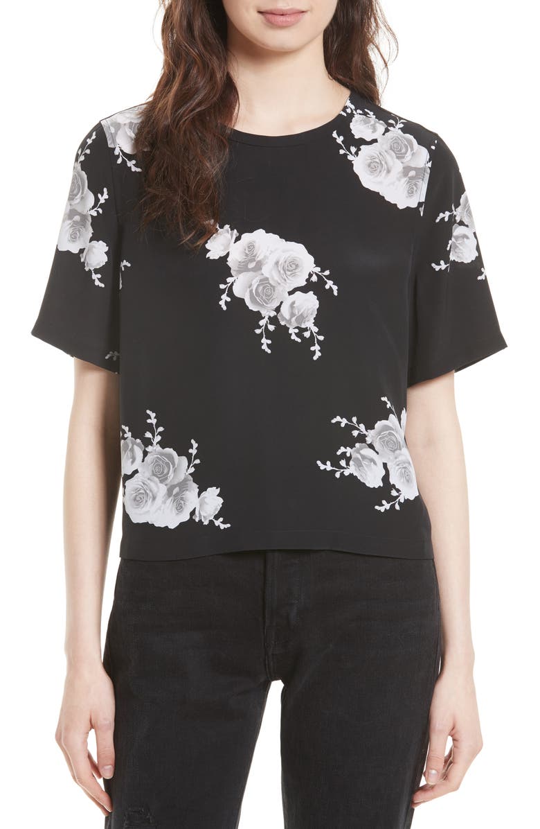 Equipment Brynn Silk Tee, Main, color, 