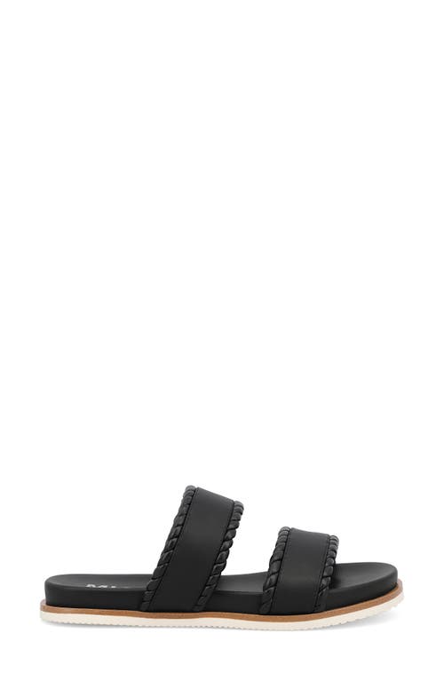 Mia Vada Two-strap Sandal In Black