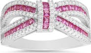 Queen Jewels Cubic Zirconia Love Knot Ring