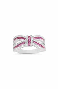 Queen Jewels Cubic Zirconia Love Knot Ring