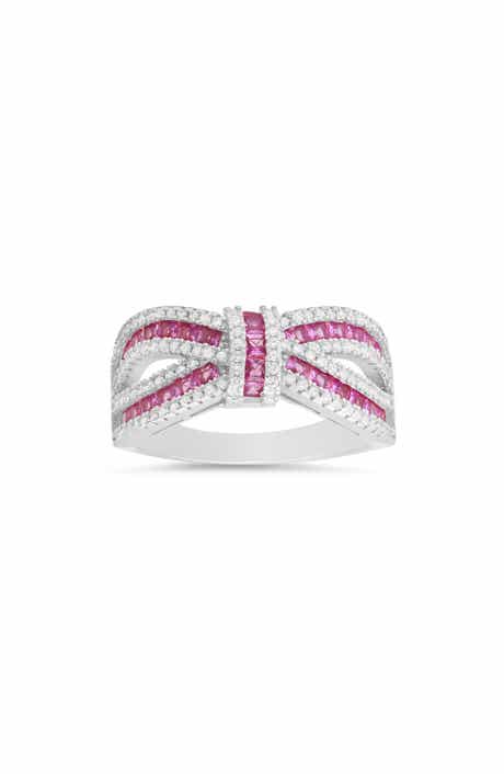 Queen Jewels Cubic Zirconia Love Knot Ring