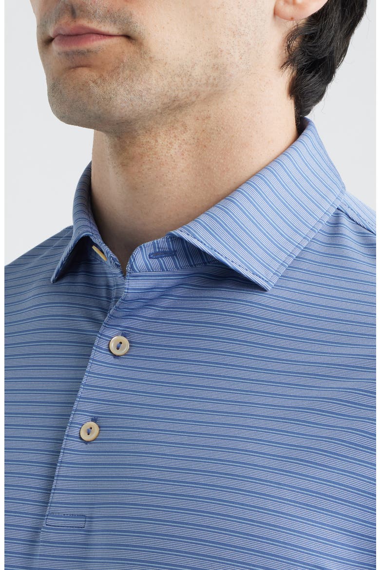 Rowe Performance Jersey Golf Polo, Alternate, color, BALI BLUE