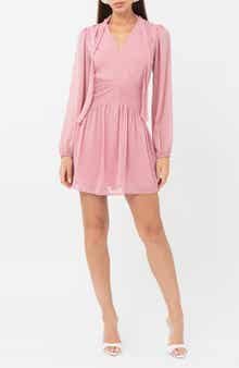 Betsy Neck Tie Minidress
