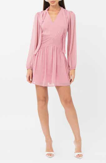 Betsy Neck Tie Minidress