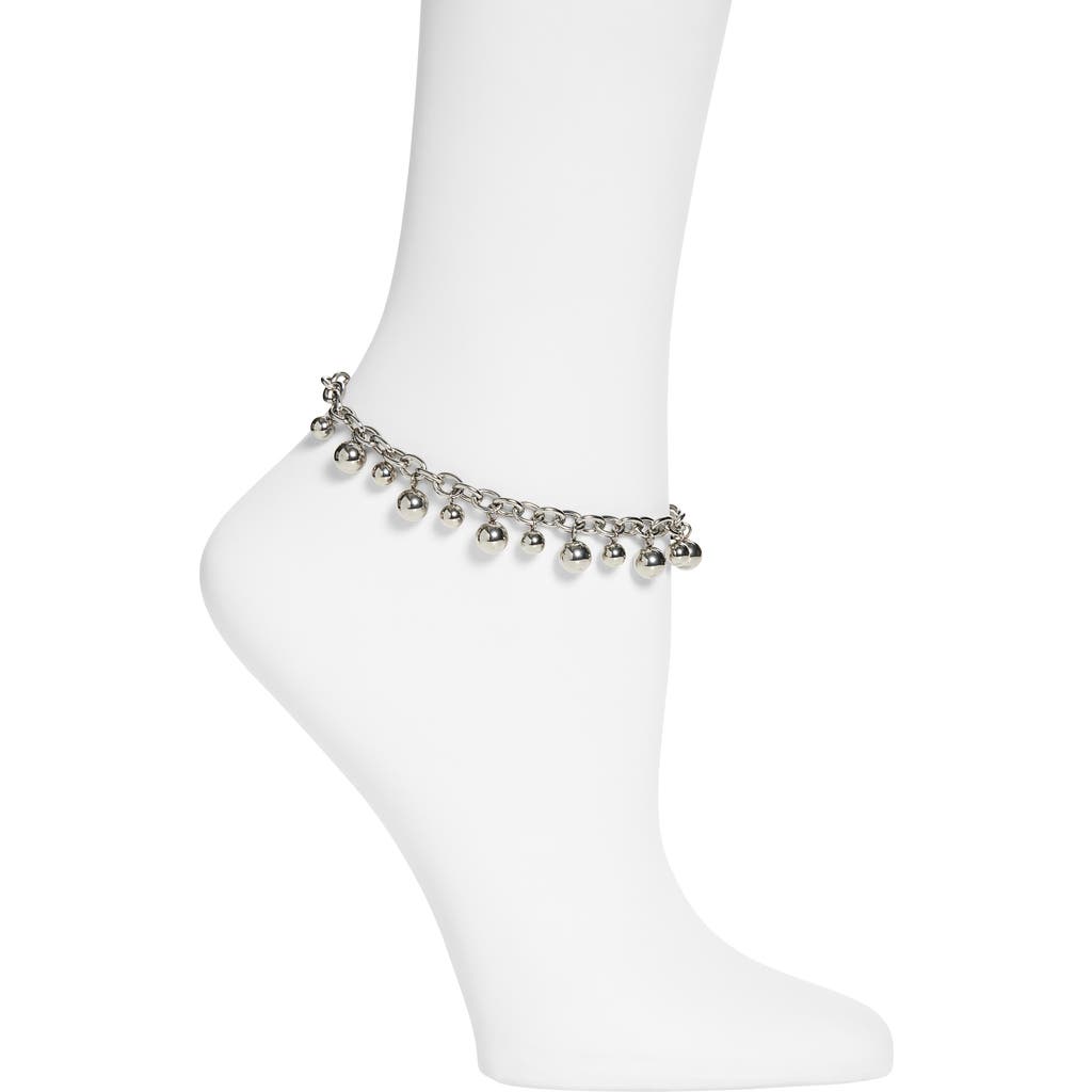 Vidakush Sphere Anklet In Silver