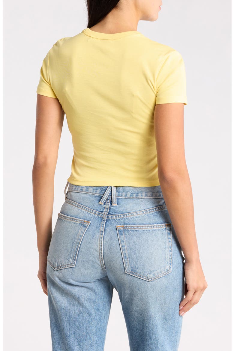 Delanor Cotton T-Shirt, Alternate, color, MEDIUM YELLOW
