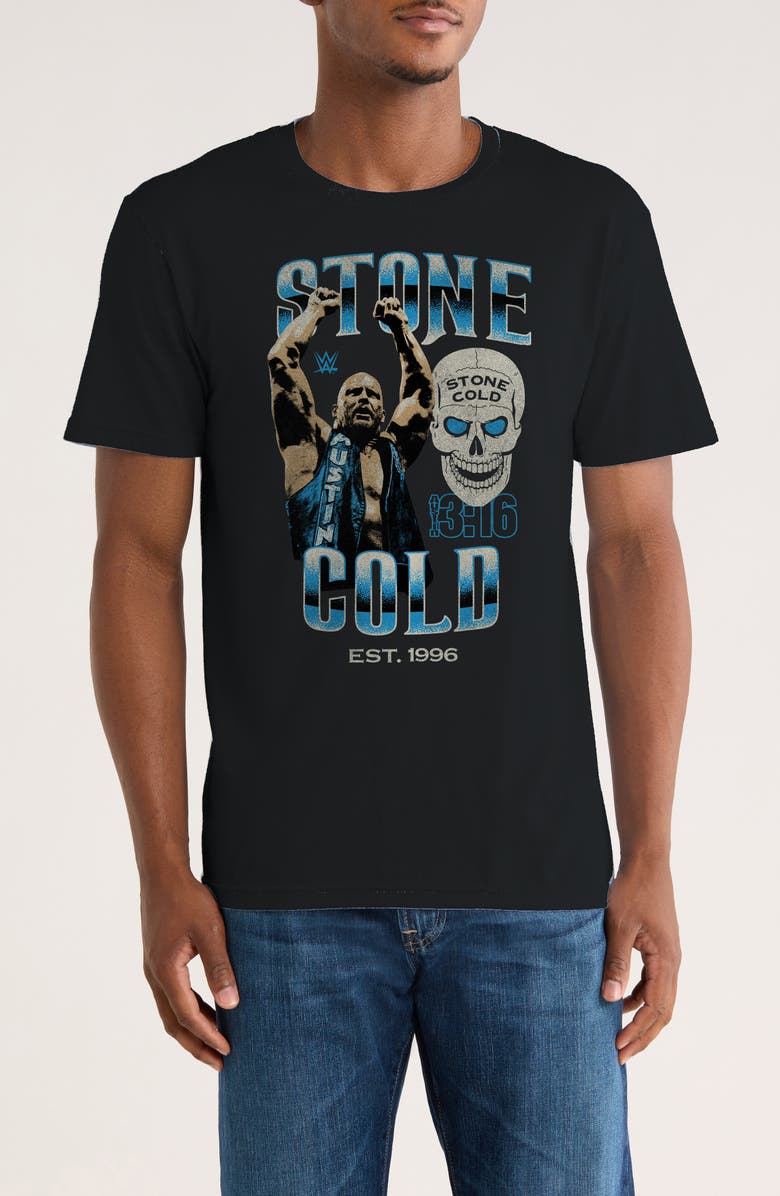 Monster Digital WWE Stone Cold Graphic T-Shirt, Main, color, Black