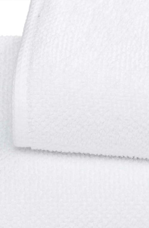 Woven & Weft Popcorn Texture 6-piece Towel Set In Optic White