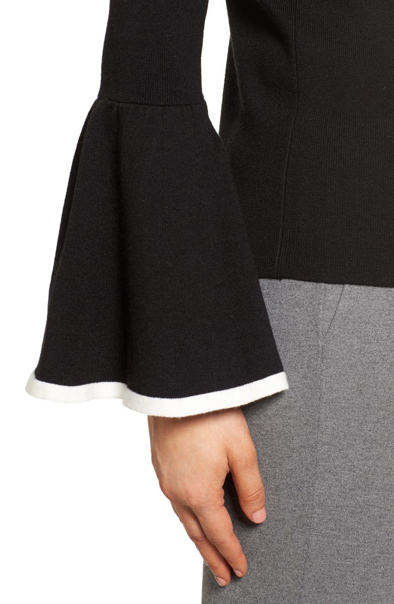 Halogen<sup>®</sup> Flare Sleeve Sweater, Alternate, color, 