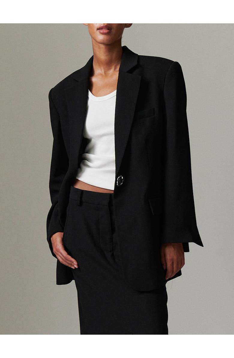 DAY Birger et Mikkelsen Eltona Sculpted Longline Blazer, Alternate, color, Black