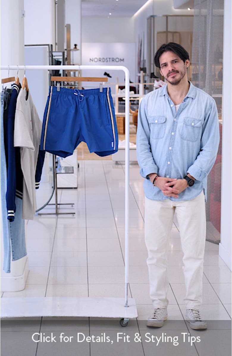 Iconic Side Stripe Swim Trunks, sales video thumbnail