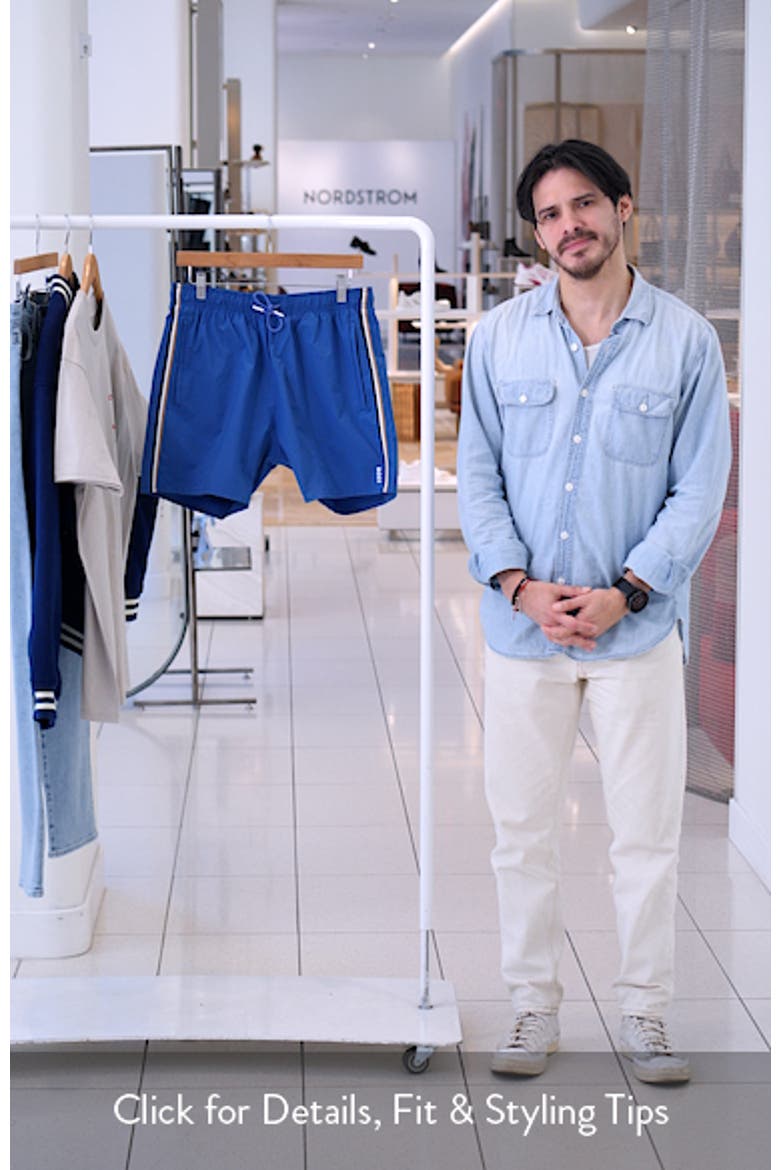 Iconic Side Stripe Swim Trunks video