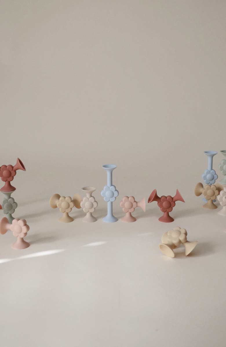 Mushie 18-Pack Silicone Suction Builders, Alternate, color, Assorted