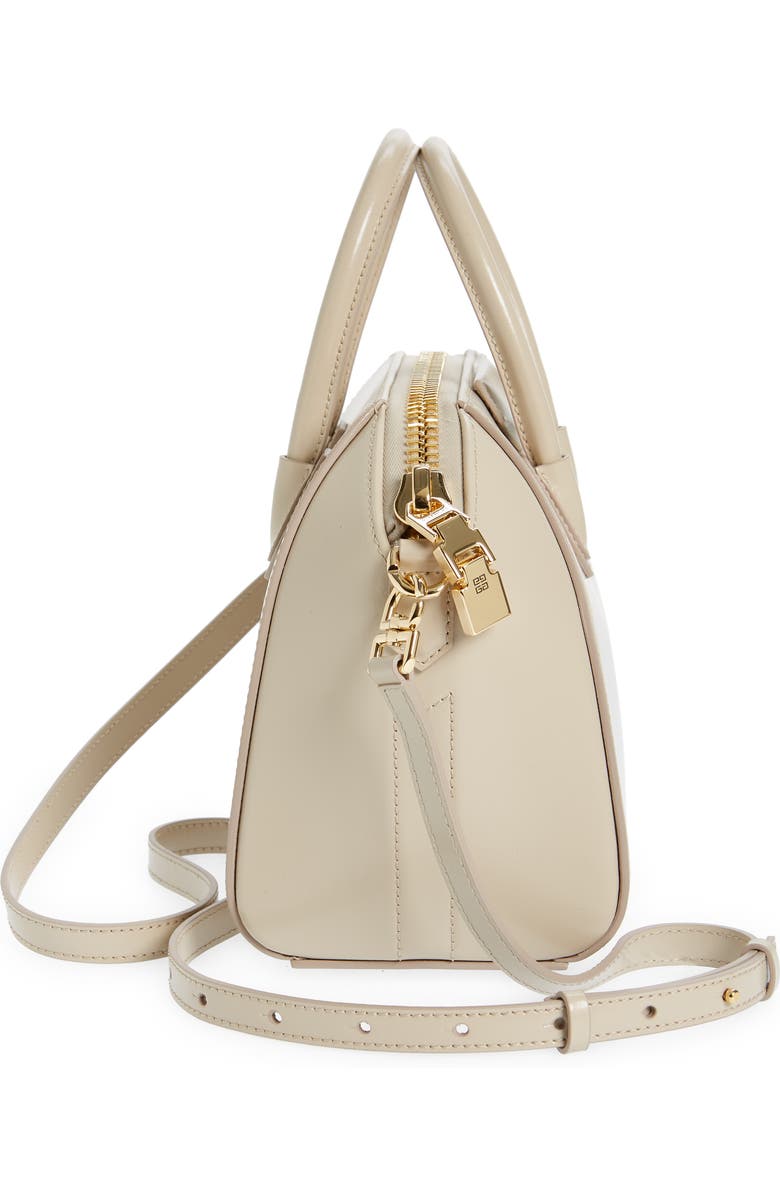 Givenchy Mini Antigona Leather Satchel, Alternate, color,