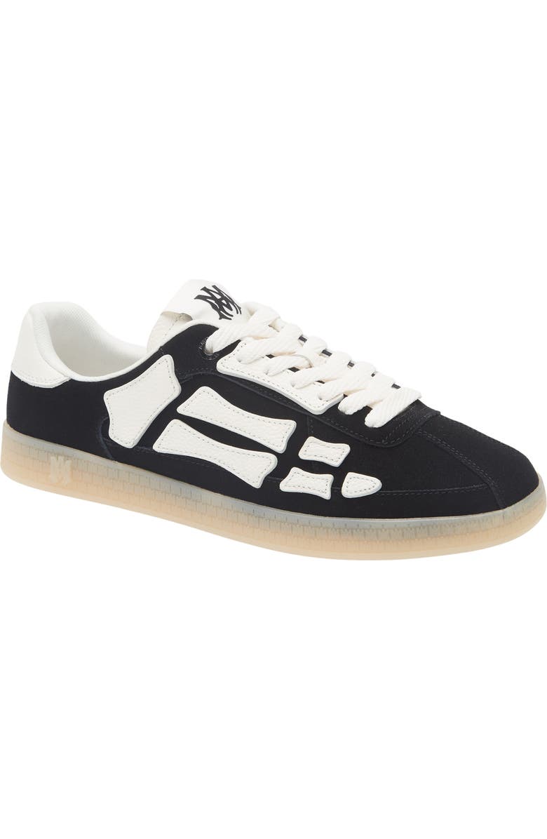 AMIRI Pacific Bones Low Top Sneaker, Main, color, Black