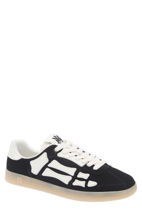 Shop Amiri Pacific Bones Low Top Sneaker In Black