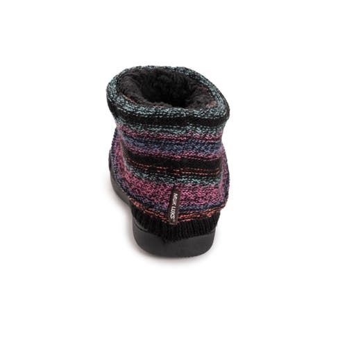 Muk Luks Rochelle Slipper Boot In Multi