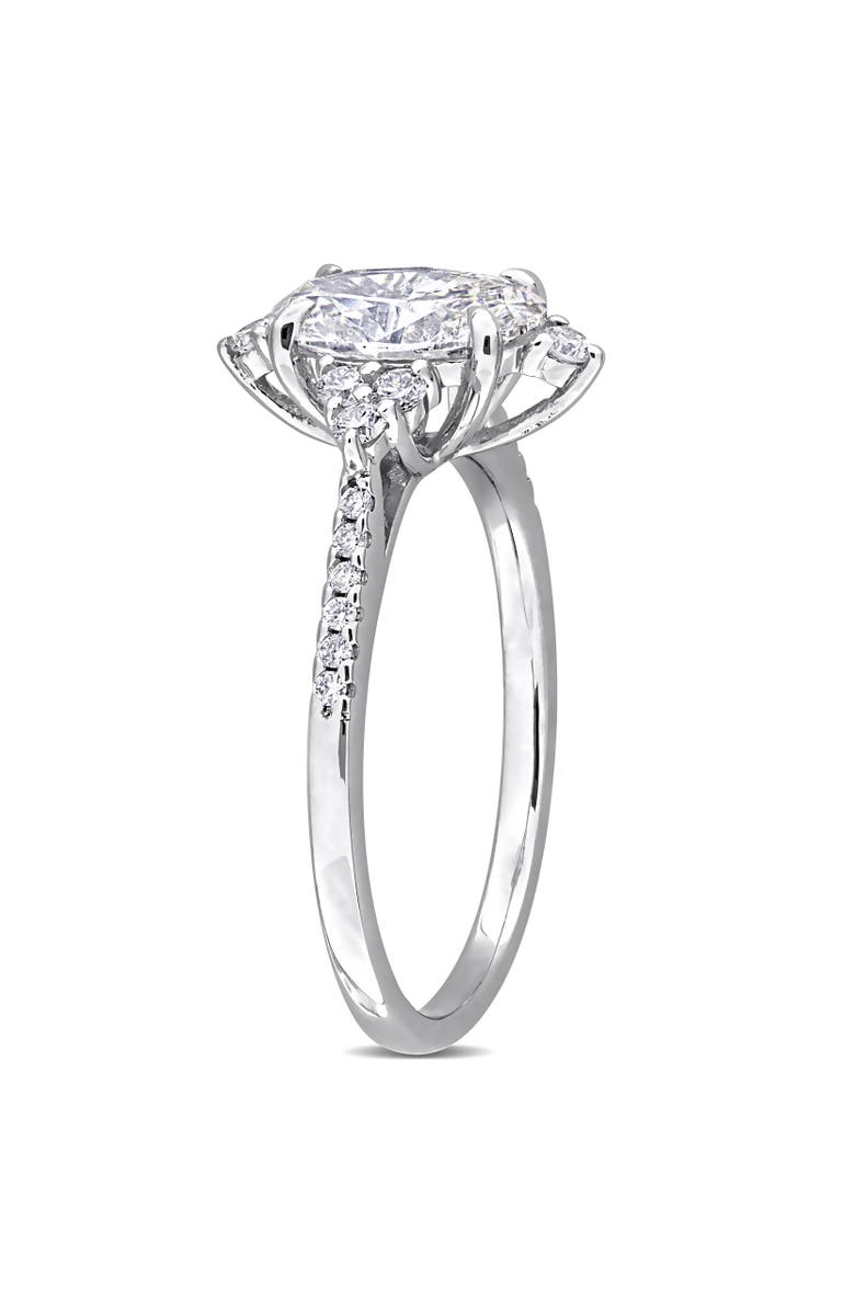 Julianna B. Lab-Grown Diamond Engagement Ring 14k, Alternate, color, White Gold