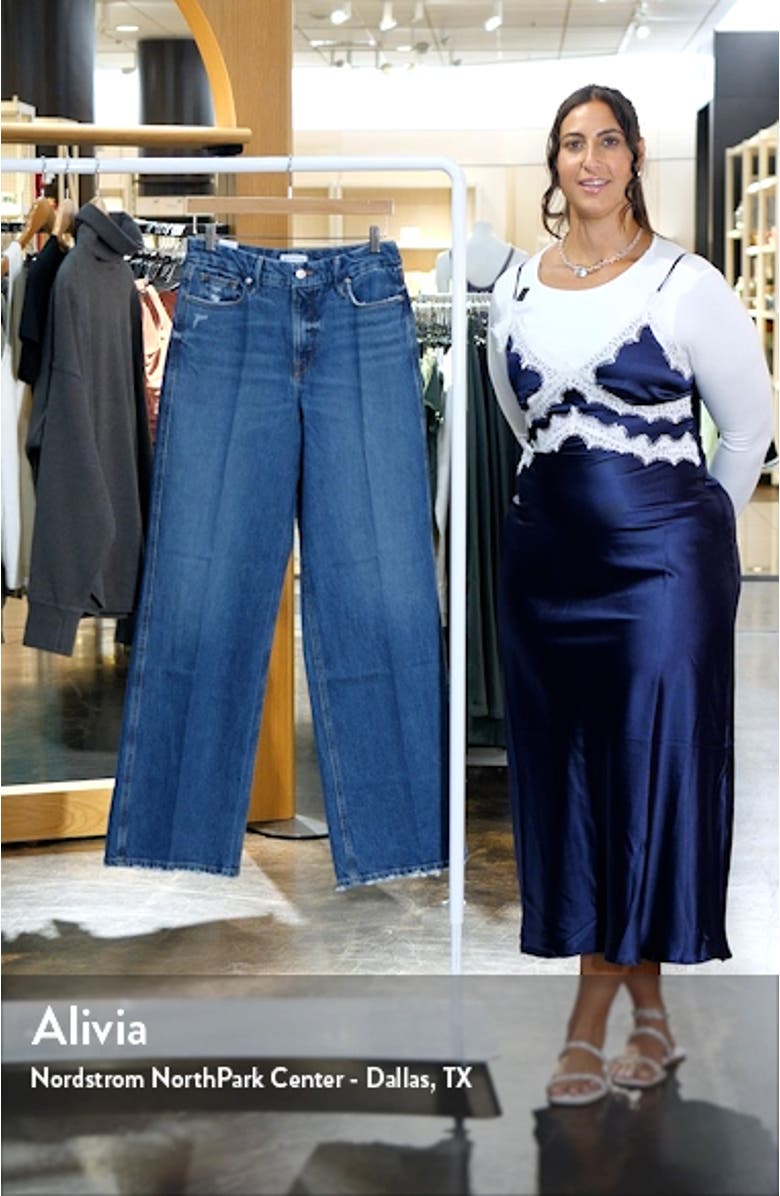 Good Skate High Waist Wide Leg Jeans, sales video thumbnail