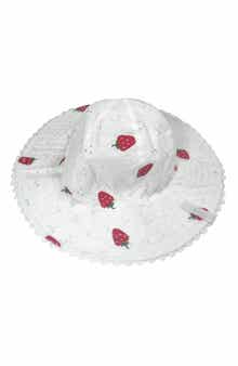 Toby Strawberry Embroidery Bucket Hat