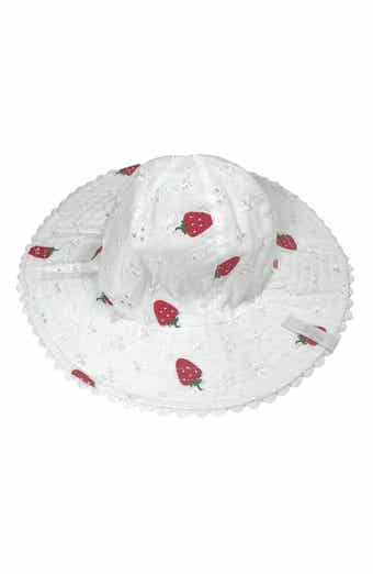 Toby Strawberry Embroidery Bucket Hat