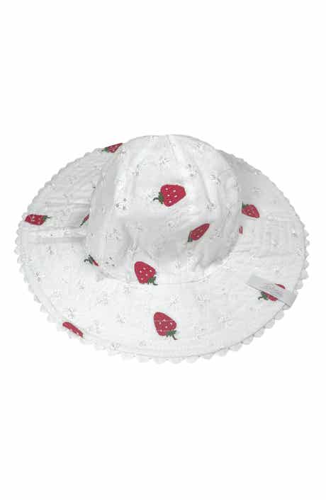 Toby Strawberry Embroidery Bucket Hat