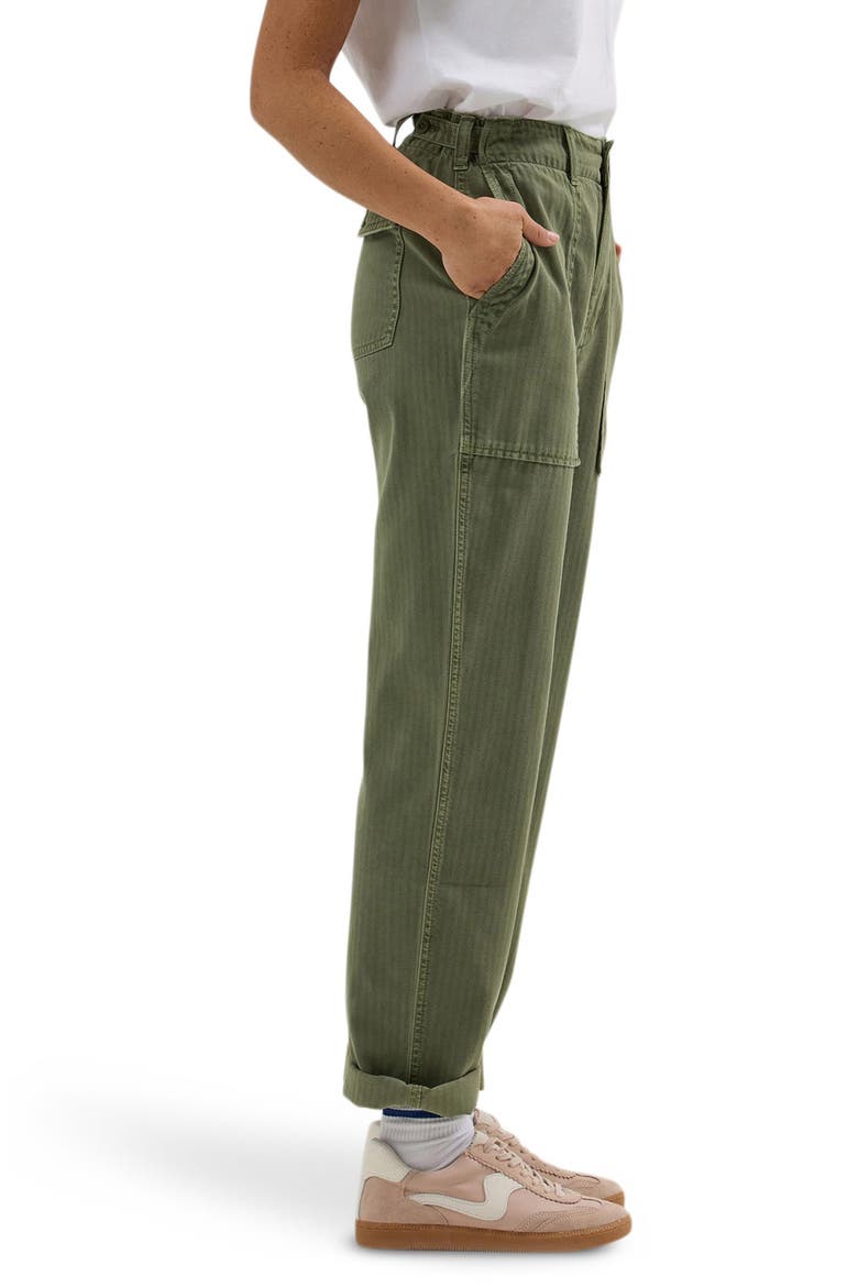 Slouchy Utility Pants, Alternate, color, MERCANTILE GREEN