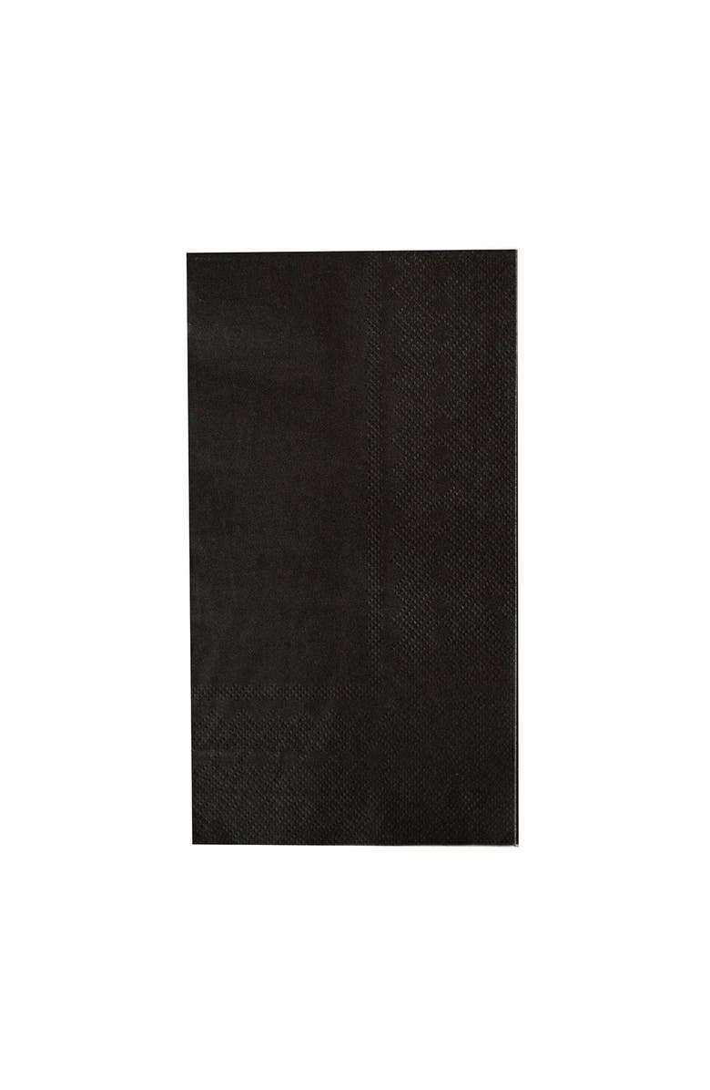 Jollity 
Co Solid Color Guest Napkins, Main, color, Onyx