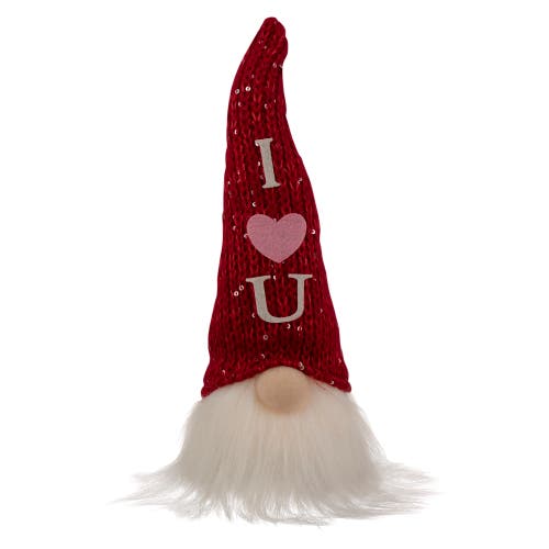 Northlight Led Lighted "i Heart U" Valentine's Day Gnome In Red